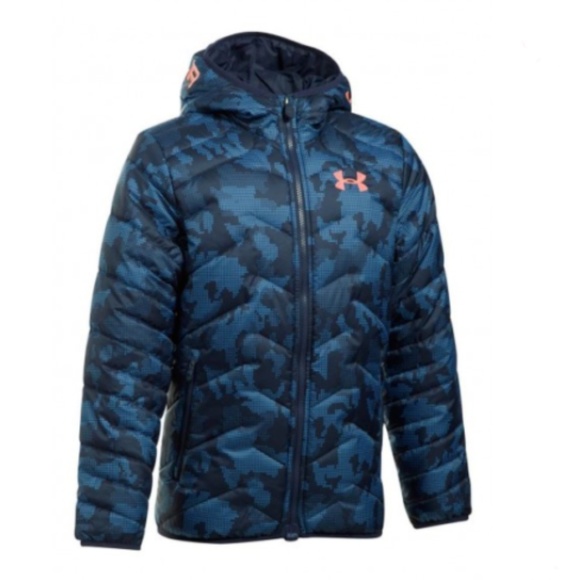 Under Armour Other - Under Armour Reactor Cold Gear Blue Winter Jacket